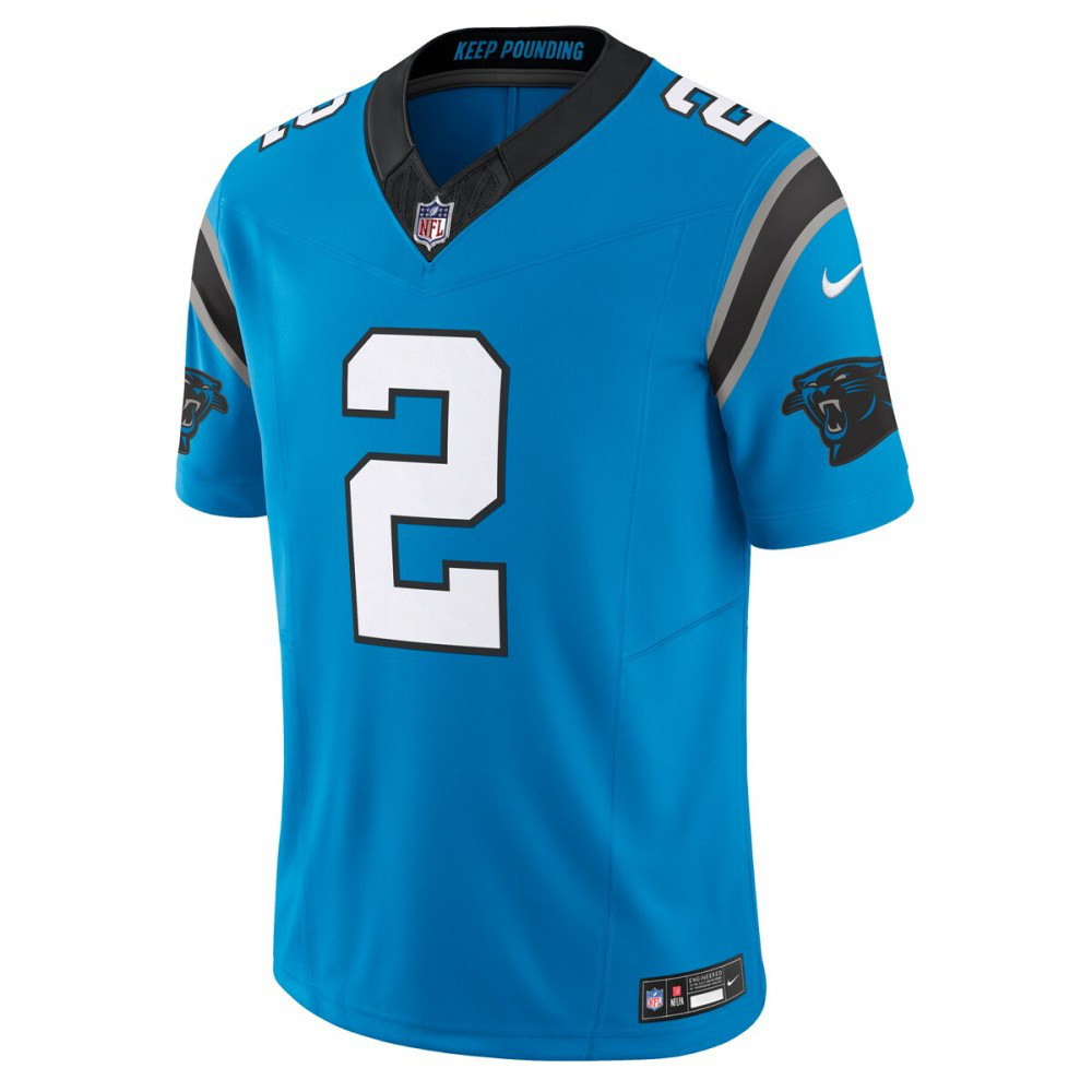 D.J. Moore Carolina Panthers Nike Alternate Vapor F.U.S.E. Limited Jersey - Blue-GridironStore